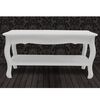 vidaXL Coffee Table White Solid Pine Wood, MDF Medium Coffee Table