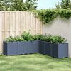vidaXL Garden Planter Blue Grey Polypropylene Large Modular