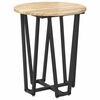 vidaXL Side Table Set 2 pcs Sonoma Oak and Black