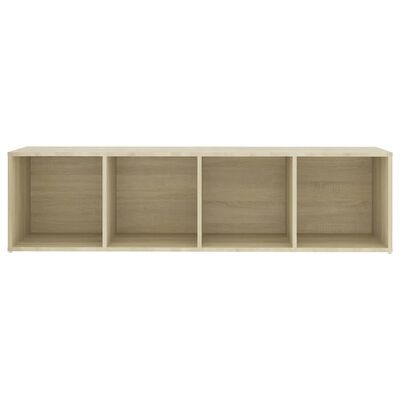 vidaXL TV Stand Sonoma Oak 56.1"x13.8"x14.4" Engineered Wood