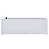 vidaXL Raised Bed White PP (polypropylene) Large Planters Raised Bed