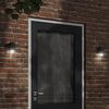 vidaXL Outdoor Wall Light Set of 2 Black