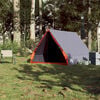 vidaXL Camping Tent A-Frame 2-Person Gray Waterproof
