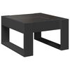vidaXL Coffee Table Black Engineered wood, Glass