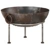 vidaXL Fire Pit 21.7x21.7x15.0" Iron