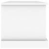 vidaXL Storage Box White Engineered wood 27.6x15.7x15.0 in Storage Box