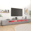 vidaXL TV Cabinet Concrete gray Engineered wood Large TV Cabinet