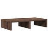 vidaXL Monitor Stand Brown Oak 19.7x10.6x3.9" Engineered Wood