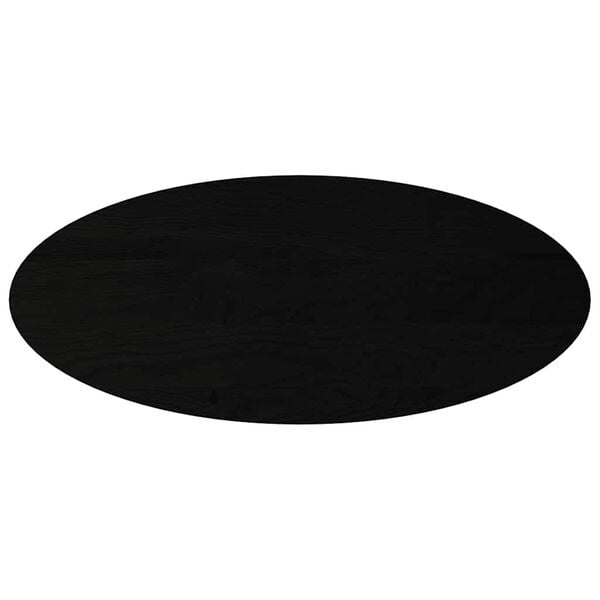 vidaXL Table Top Dark Brown Solid Wood Oak