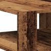 vidaXL Coffee Table Old wood Engineered wood 22.8 x 22.8 x 15.7 in