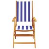 vidaXL Garden Chair Set of 6 Blue and White
