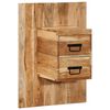 vidaXL Bedside Cabinet Natural Acacia Solid Acacia wood
