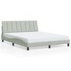 vidaXL Bed Frame Light Grey