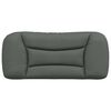 vidaXL Headboard Cushion Dark grey 100% polyester 31.5 in