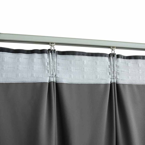 vidaXL Blackout Curtains 2 pcs with Hooks Velvet Anthracite 55.1x88.6"