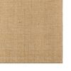 vidaXL Rug Natural 100% Sisal 31.5 x 39.4 in Rug Rectangular Modern