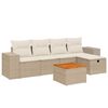 vidaXL Garden Sofa Set Beige