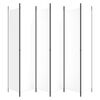 vidaXL 6-Panel Room Divider White 118.1"x86.6" Fabric
