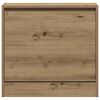 vidaXL Shoe Cabinet artisan oak 23.6" x 8.3" x 22.4" Engineered wood