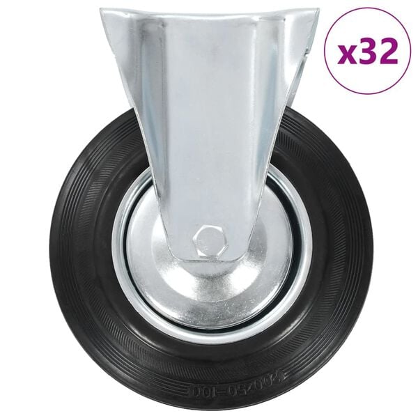 vidaXL 32 pcs Fixed Casters 7.87 " (8x143453)
