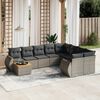 vidaXL Garden Sofa Set Grey