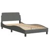 vidaXL Bed Frame Dark Grey