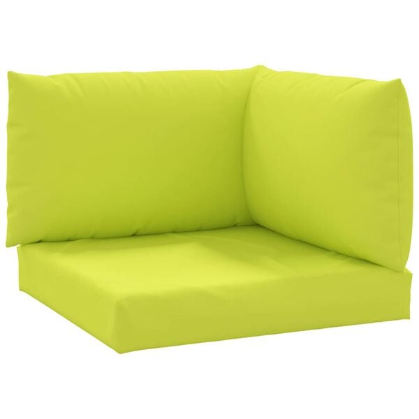 vidaXL Pallet Cushion Bright Green Oxford fabric (100% polyester) Medium