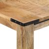 vidaXL Dining Table 55.1"x27.6"x29.5" Solid Wood Mango
