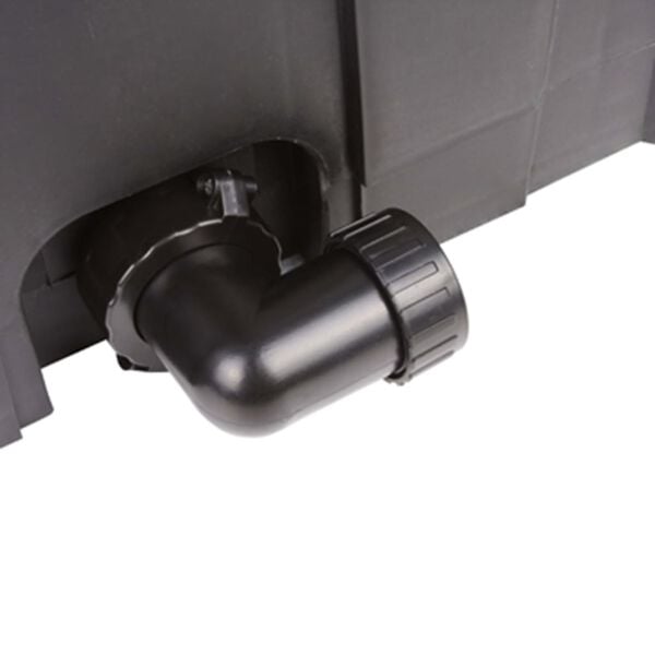 vidaXL Bio Pond Filter Black Plastic Medium Water-resistant materials