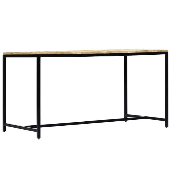 vidaXL Dining Table Brown and Black