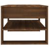 vidaXL Coffee Table Brown oak Engineered Wood Medium Coffee Table