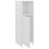vidaXL Bathroom Furniture Set Shiny white Engineered wood Medium