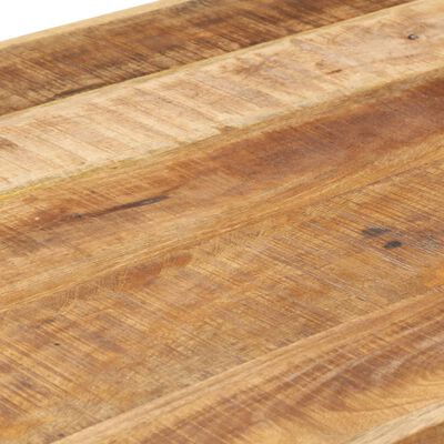 vidaXL Dining Table 78.7"x39.4"x29.5" Solid Rough Mango Wood
