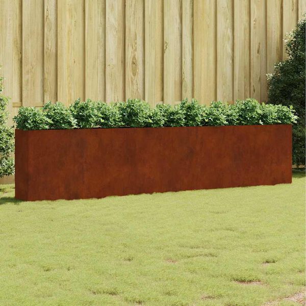 vidaXL Garden Raised Bed Rust Corten Steel Large Durable