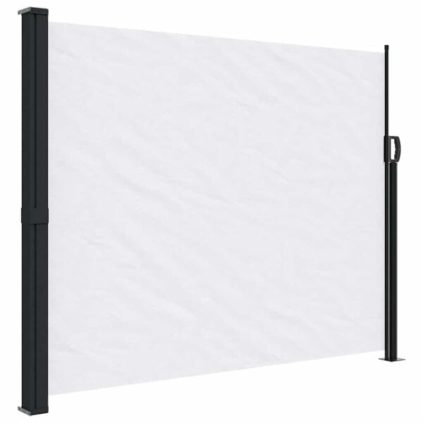 vidaXL Retractable Side Awning White
