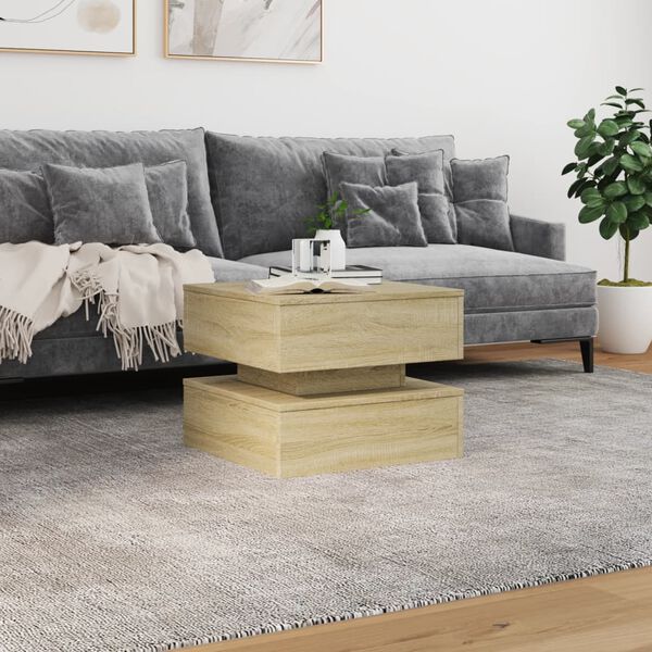 vidaXL Coffee Table Sonoma oak Engineered wood Medium Coffee Table
