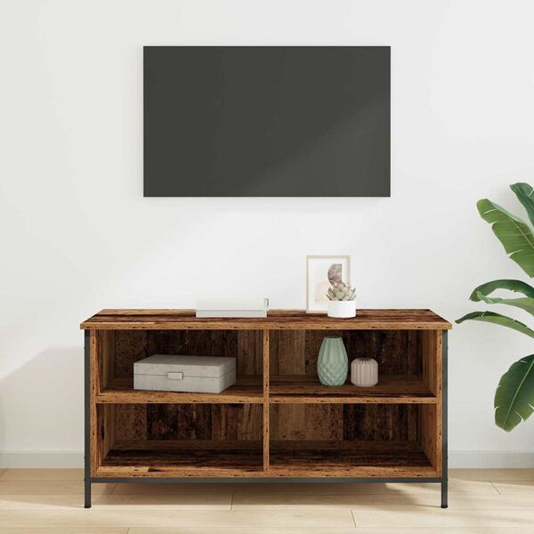 vidaXL TV Cabinet Old Wood 39.37 x 15.75 x 19.69 in Engineered Wood