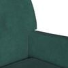 vidaXL Chesterfield Bench Dark Green 112 x 65.5 x 75 cm Velvet