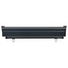 vidaXL Balcony Side Awning Black Steel, Aluminum, Polyester 41.3 x 98.4 in