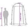 vidaXL Shower Tent Camouflage Waterproof