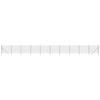 vidaXL Wire Mesh Fence Anthracite 5.9x82.0' Galvanised Steel