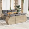 vidaXL Garden Sofa Set Beige