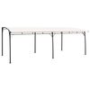 vidaXL Sunshade Awning Cream Powder-coated steel, 100% polyester
