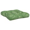 vidaXL Pallet Cushion Leaf Pattern Oxford fabric Standard