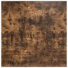 vidaXL Coffee Table Smoked oak Engineered wood 39.4 x 39.4 x 15.7 in