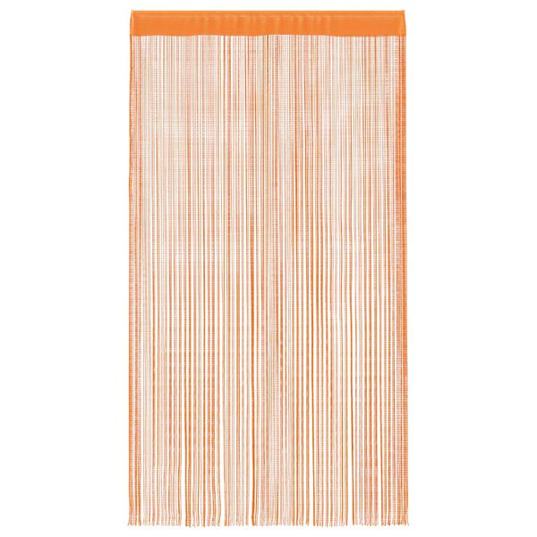 vidaXL String Curtains 2 pcs Orange 55.1x98.4"