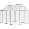 vidaXL Animal House Silver Aluminum Large Durable Aviary Rectangular