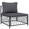 vidaXL Garden Lounge Set Anthracite