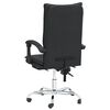 vidaXL Reclining Office Chair Black Faux leather, Metal, Plywood Standard