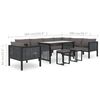 vidaXL Garden Lounge Set Dark Gray